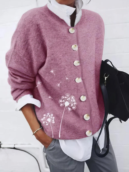 Women's Solid Color Button Cardigan made for easy styling and wardrobe coordination, with premium-like structure and finish.