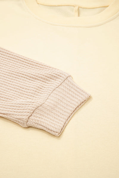 Chic Women's 2-in-1 Patchwork Sweatshirt in Soft Fabric - Perfect for Casual Outings and Ultimate Everyday Comfort
