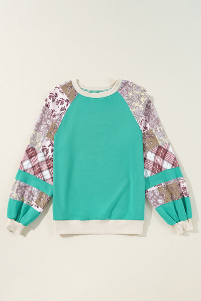 Women's Soft Cotton Blend Casual Raglan Top - Relaxed Fit, Everyday Essential, Available in Various Colors