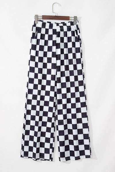 Chic Women's Wide Leg Trousers in Soft Cotton - Flattering Fit for Effortless Style and Comfort