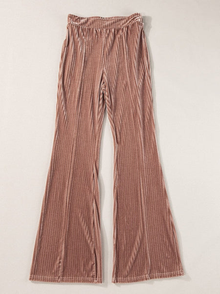 Women's Shimmering Rhinestone-Embellished Stretchy Waist Slim Fit Trousers