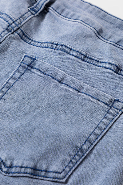 Stylish High-Waisted Blue Jeans for Women with Stretch Fit  Comfortable & Trendy for Everyday Casual Wear