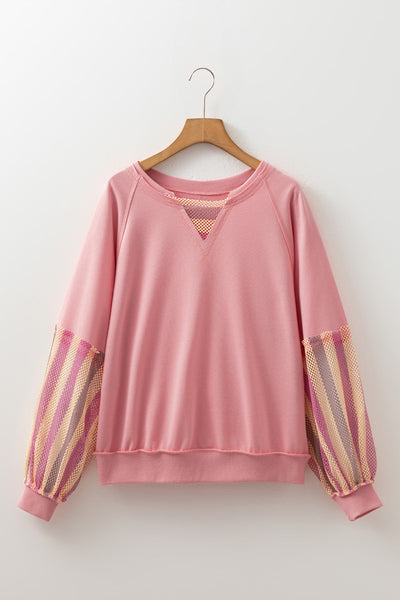 Trendy Women's Colorful Patchwork Blouse - Stylish, Comfortable Fit for Casual Outings and Everyday Wear