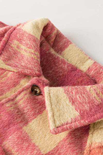Warm Plaid Jacket for Cold Weather