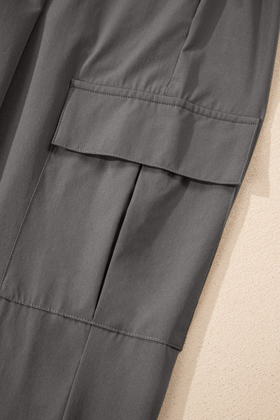 Trendy Olive Green Women's Cargo Jogger Pants - Comfortable, Stylish Fit with Utility Pockets for Casual Chic Looks