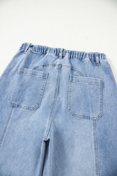 Chic High-Waisted Blue Jeans for Women | Stretch Fit for All-Day Comfort | Perfect for Casual and Everyday Style