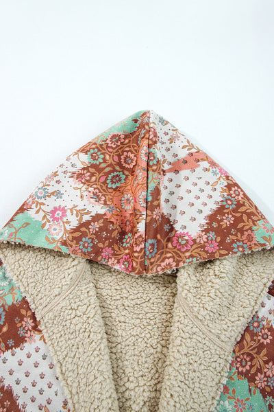 Women's Boho Chic Vintage Floral Print Jacket - Lightweight Spring & Summer Layer for Casual Outings, Perfect Fit