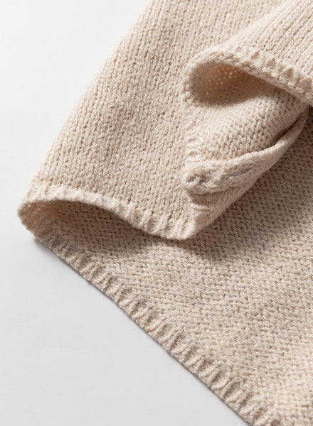 Chic Beige Long Knit Cardigan for Women - Open Front, Relaxed Fit, Stylish Layering Piece with Convenient Side Pockets