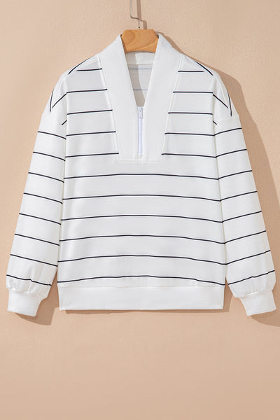 Cozy Chic Women's Striped Pullover Sweater - Casual Everyday Style in Soft Colors for Comfortable Fit and Versatile Wear