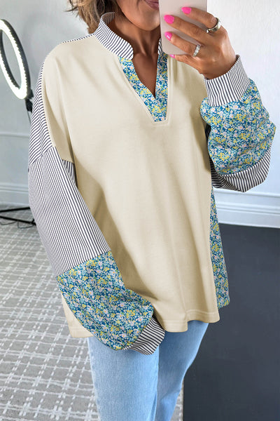 Soft Cotton Blend Loose-Fit Sweatshirt for Women - Cozy Casual Wear Essential for Relaxed Outings and Everyday Comfort