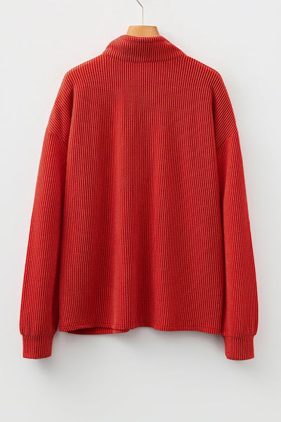 Women‚Äôs Varsity Striped Sweatshirt in Soft Cotton Blend Casual, Cozy Fit for Everyday Style
