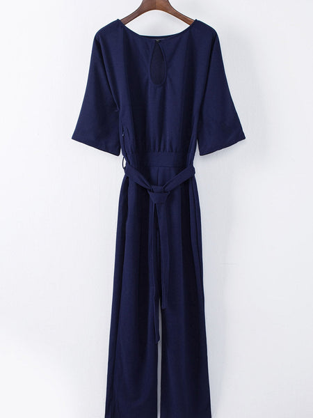 Elegant One-Shoulder Jumpsuit for Parties and Weddings