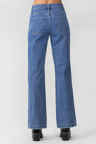 Mid Rise Relaxed Fit 90's Flare