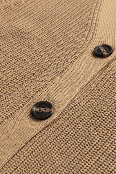 Chic Women's Parchment V-Neck Sweater Vest - Versatile Layering Piece for Effortless Style and Comfort