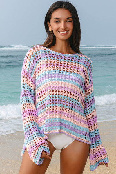 Chic Women's Lightweight Beach Cover-Up - Ideal for Summer Fun and Poolside Relaxation in Vibrant Colors