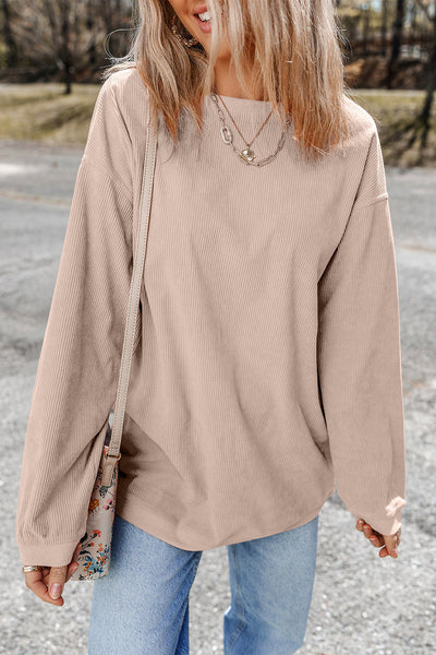 Cozy Women's Vintage Graphic Sweatshirt - Trendy Casual Style in Soft Pastels for Everyday Comfort and Chic Layering