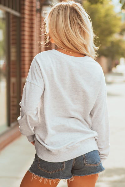 Chic Cozy Oversized Women's Sweatshirt in Soft Pastel Shades Ideal for Casual Style and Relaxed Comfort Wear