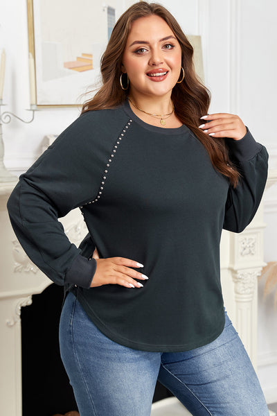 Stylish Women's Black Pullover Sweater - Cozy Fit for Casual Outings & Everyday Comfort