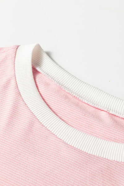 Stylish Women's Soft Cotton Striped Long Sleeve Top - Casual Fit for Effortless Everyday Comfort and Fashion