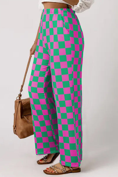Elegant High-Waisted Wide Leg Pants for Women in Soft Fabric - Flattering Fit for Stylish Comfort and Versatile Looks