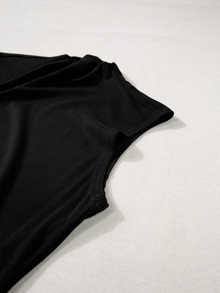 Asymmetrical Halter Neck Backless Ruched Crop Hoodie