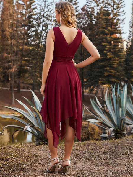 Women's Modern and Stylish Chiffon Knee-Length Dress