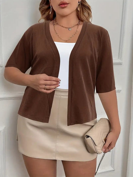 women's easy plus size summer style made for easy styling and wardrobe coordination, with premium-like structure and finish. with practical styling