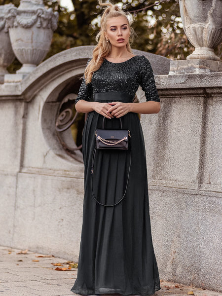 Stunning Sequined Evening Dress