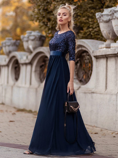 Stunning Sequined Evening Dress