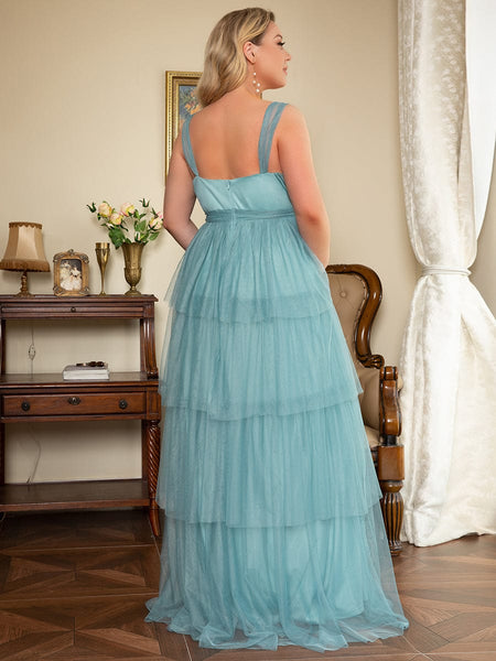 Elegant Sleeveless Maternity Dress with Ruffle Detail