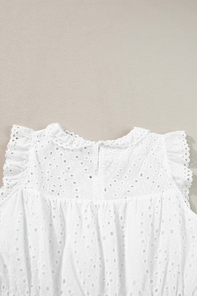 Women's Sleeveless Cotton Linen Midi Dress for Women