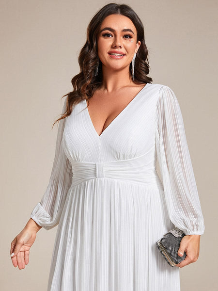 Women's Midnight Black Metallic A-Line Gown with Lantern Sleeves