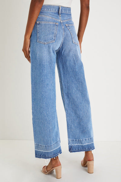 Women's Casual Loose Fit Blue Jeans - Comfortable Denim Pants for Effortless Style and Daily Wear