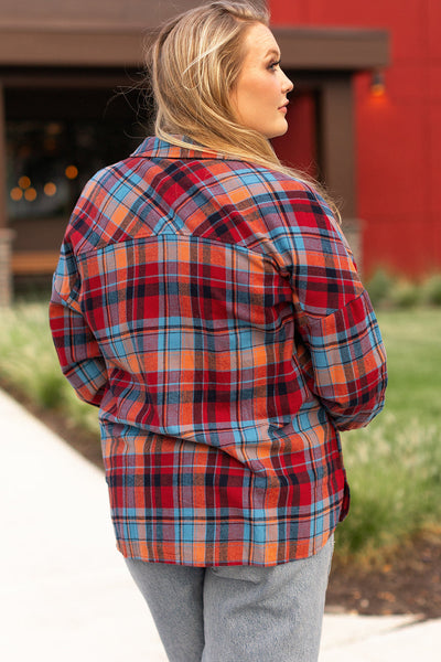 Stylish Plus Size Women's Checked Shirt Soft Cotton Casual Fit, Ideal for Everyday Comfort and Trendy Looks