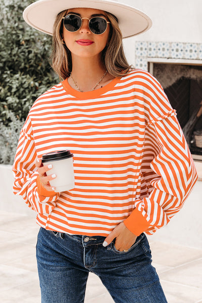 Lightweight Women's Stripe Blouse - Soft Cotton Casual Top for Effortless Everyday Style and All-Day Comfort