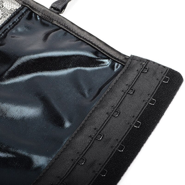 Leather burlesque Corset Lingerie