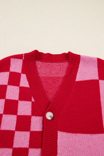 women's cozy women's tartan plaid cardigan sweater - stylish fall and winter layering essential for effortless chic looks with practical styling and
