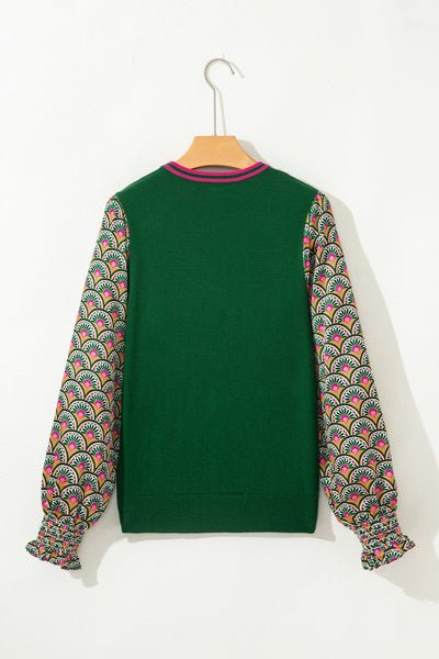 Vibrant Oversized Patchwork Sweater for Women - Chic and Cozy Knit for Effortless Style and Ultimate Comfort