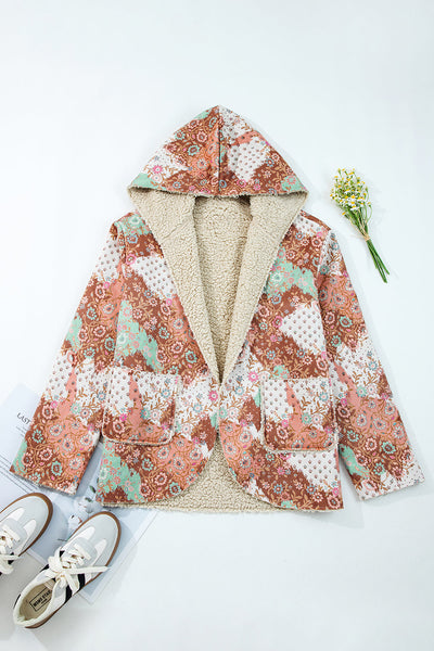Women's Boho Chic Vintage Floral Print Jacket - Lightweight Spring & Summer Layer for Casual Outings, Perfect Fit