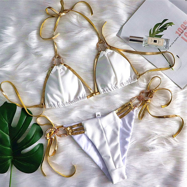 String Bikini 2 Piece Swimwear