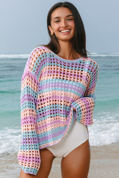 Chic Women's Lightweight Beach Cover-Up - Ideal for Summer Fun and Poolside Relaxation in Vibrant Colors