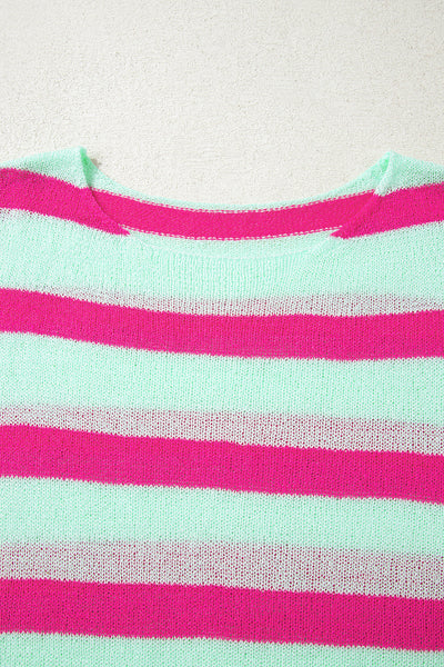 Cozy Women's Striped Cotton Blend Sweater Stylish Fit for Casual Outings and Everyday Comfort made for easy styling and wardrobe coordination, with