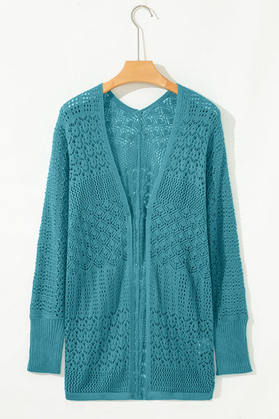 Stylish Women's Soft Knit Open Front Cardigan for Layering - Casual Chic in Various Colors