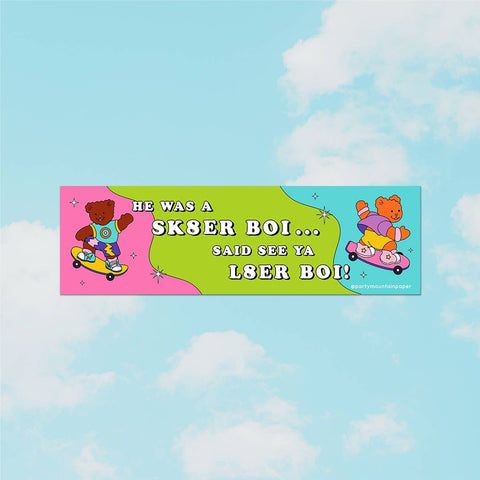 Sk8er Boi Bumper Sticker