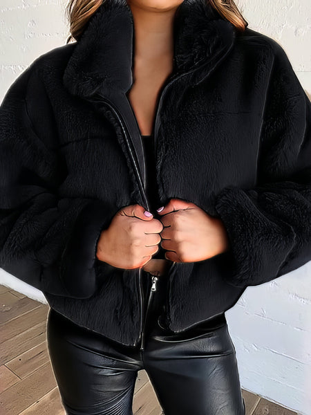 Women's Honey Cable Knit Cowl Neck Sweater in Coats with versatile layering silhouettes