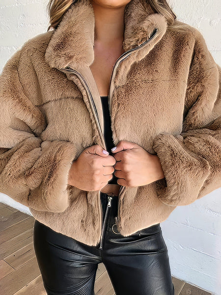 Women's Honey Cable Knit Cowl Neck Sweater in Coats with versatile layering silhouettes