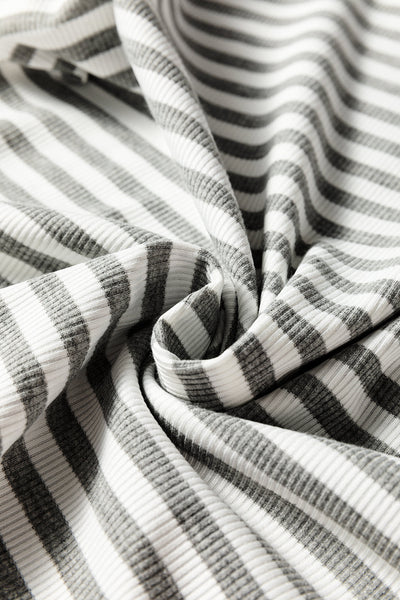 Casual Women's Striped Long Sleeve Top in Soft Cotton - Comfortable Fit for Effortless Everyday Style