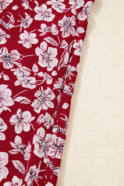 Elegant Plus Size Women's Floral Maxi Dress - Flowy, Comfortable Style Perfect for Special Occasions and Everyday Wear