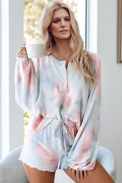 Floral Print Layered Sleeve Mini Dress