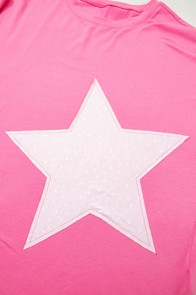 Plus Size Women's Flattering Pink Casual Top in Soft Fabric for Comfortable Everyday Style